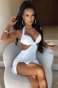 M.T Kamilla Mini Dress - White