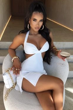 M.T Kamilla Mini Dress - White