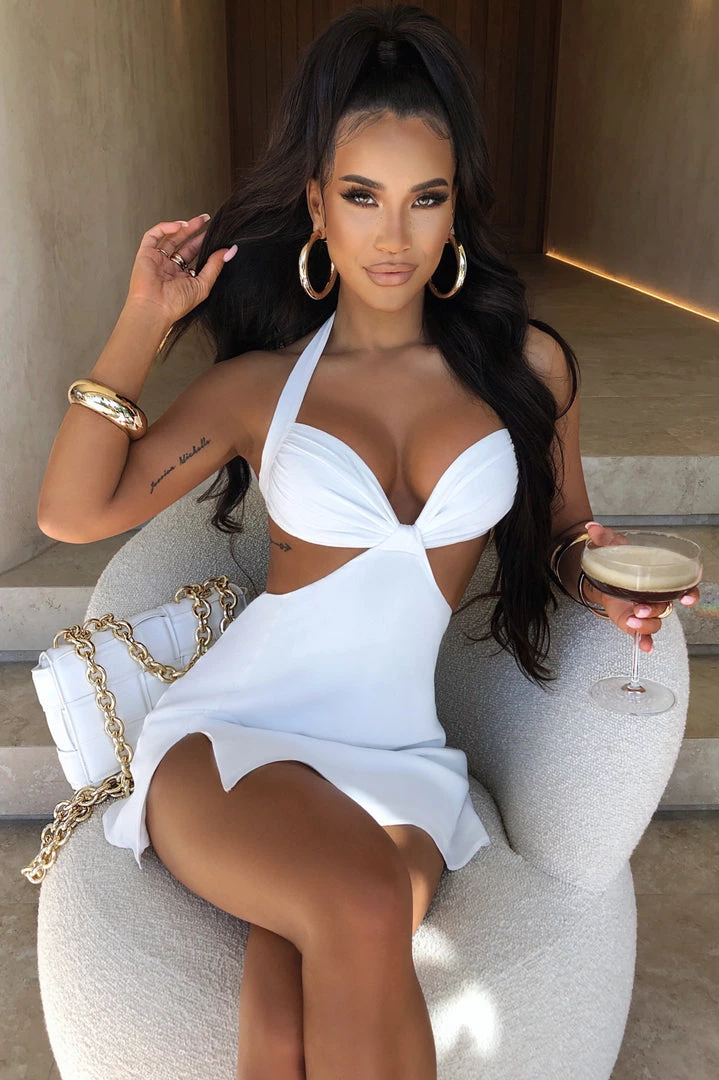 M.T Kamilla Mini Dress - White