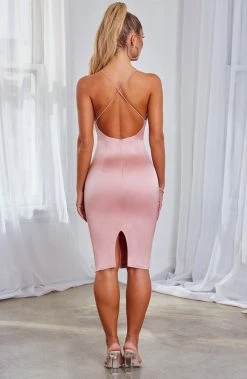 C.F Katiana Midi Dress - Baby Pink NEW ARRIVALS