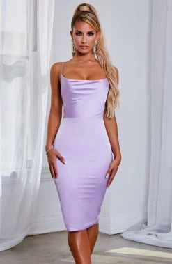 C.F Katiana Midi Dress - Lilac NEW ARRIVALS