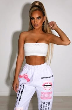 L.F NEW ARRIVALS Chloe Bandeau - Grey