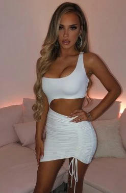 L.F Kiara Mini Dress - White