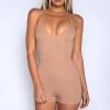 Babyboo Fashion The Bae Playsuit - Mocha Playsuits + Jumpsuits