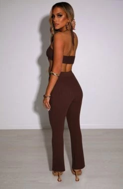 T.T NEW ARRIVALS Kyana Pants - Chocolate