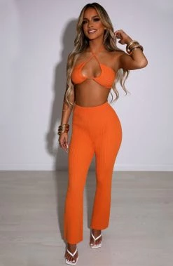 T.T NEW ARRIVALS Kyana Pants - Orange
