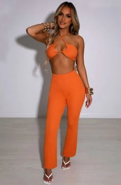 T.T NEW ARRIVALS Kyana Pants - Orange