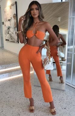 T.T NEW ARRIVALS Kyana Pants - Orange