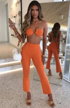 T.T Kyana Crop - Orange