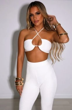 T.T Kyana Crop - White