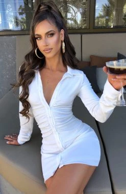 L.F NEW ARRIVALS Kyesha Mini Dress - White