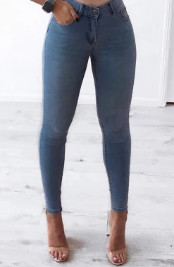W.K Mia Jeans - Blue Denim BACK IN