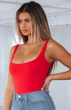 F.I Amaya Bodysuit-Red