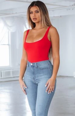 F.I Amaya Bodysuit-Red