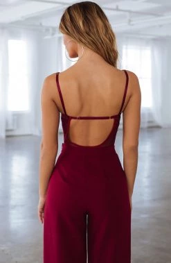 F.I Alayna Bodysuit - Burgundy NEW ARRIVALS