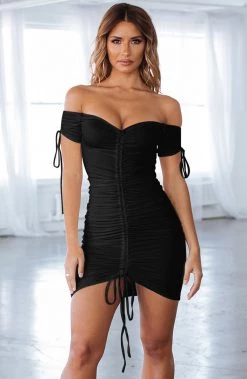 F.I NEW ARRIVALS Samantha Mini Dress - Black