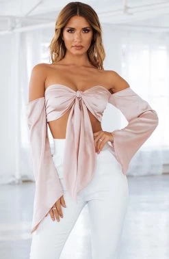 S.D NEW ARRIVALS Sariyah Top - Dusty Pink