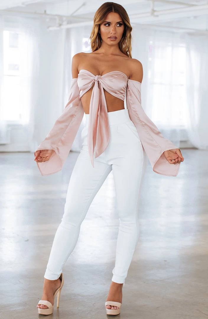 S.D NEW ARRIVALS Sariyah Top - Dusty Pink