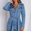 Z.Y Kaiya Dress - Blue Denim BACK IN