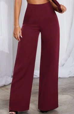 F.I Vivian Pants - Burgundy BACK IN