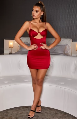 S.D Yasmine Mini Dress - Red
