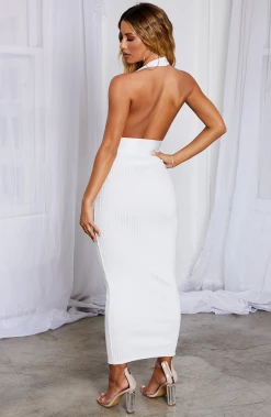 L.F Taryn Maxi Bandage Dress - White