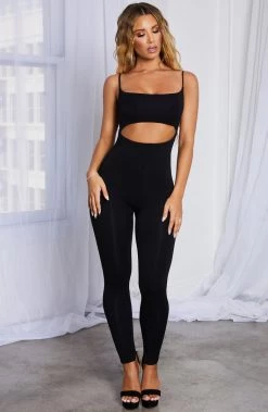 L.F Lexi Jumpsuit - Black SALE