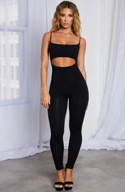 L.F Lexi Jumpsuit - Black SALE