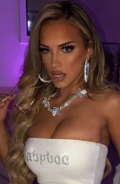 L.F NEW ARRIVALS Arriella Butterfly Necklace - Silver