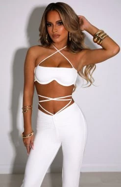 L.F Layla Crop - White NEW ARRIVALS