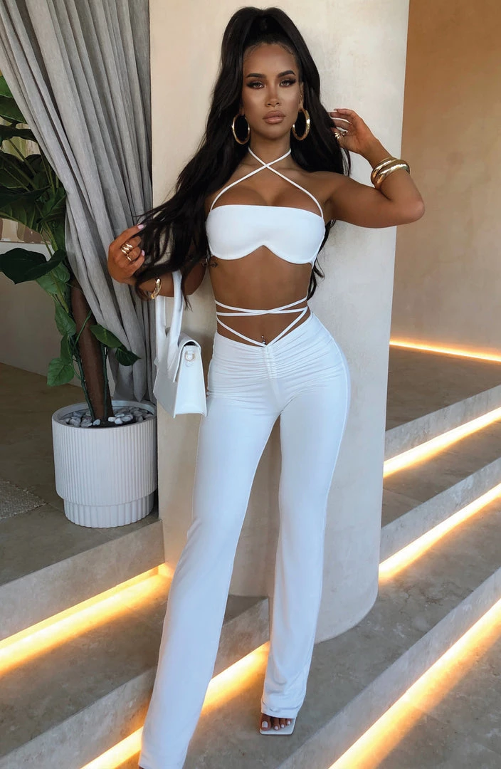 L.F Layla Crop - White NEW ARRIVALS