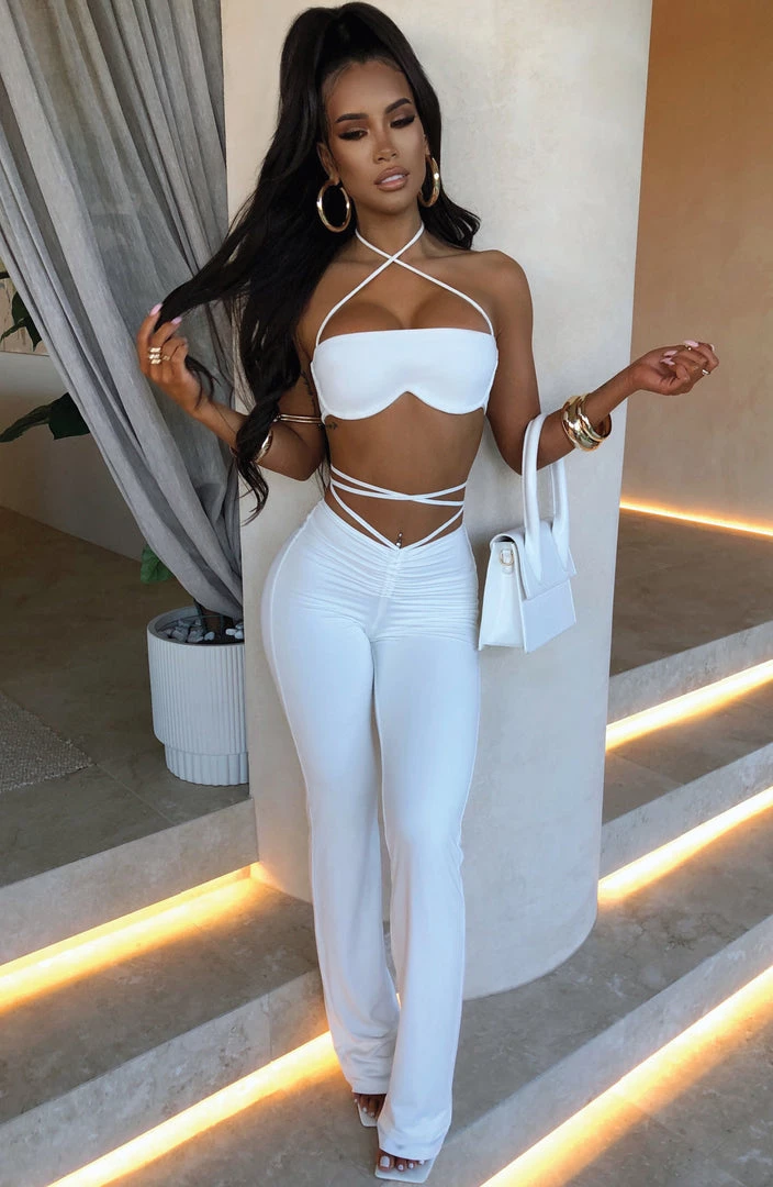 L.F Layla Crop - White NEW ARRIVALS
