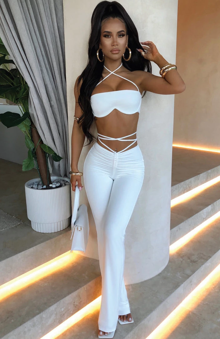L.F Layla Crop - White NEW ARRIVALS