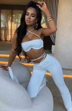 L.F Layla Crop - White NEW ARRIVALS