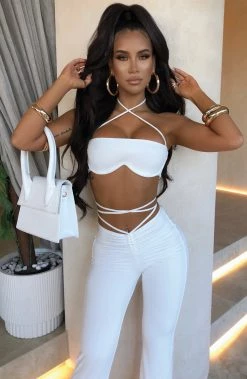 L.F Layla Crop - White NEW ARRIVALS