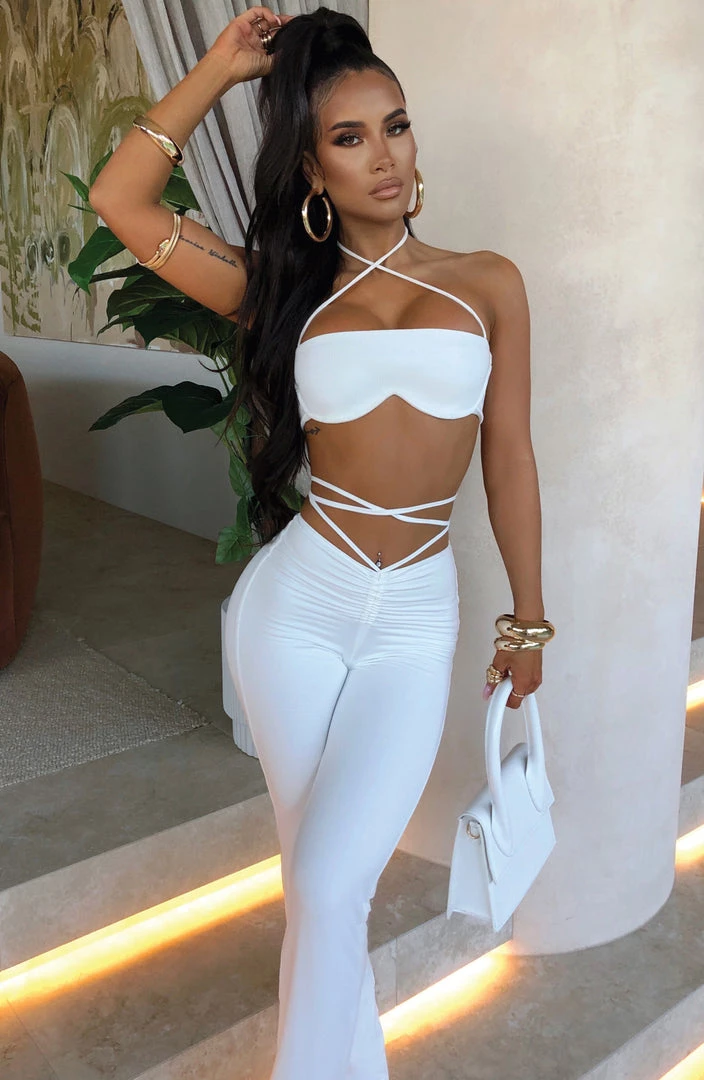 L.F Layla Crop - White NEW ARRIVALS