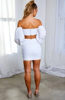 S.D Leah Crop - White NEW ARRIVALS