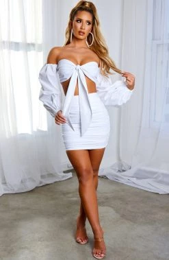 S.D Leah Crop - White NEW ARRIVALS