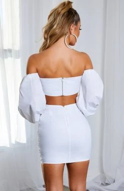 S.D Leah Crop - White NEW ARRIVALS