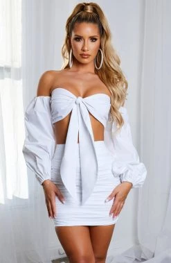 S.D Leah Crop - White NEW ARRIVALS