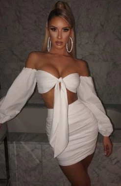 S.D Leah Crop - White NEW ARRIVALS