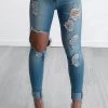 V.B Leah Jeans - Medium Blue