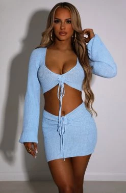 T.T NEW ARRIVALS Leia Top - Baby Blue