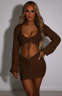 T.T Leia Top - Chocolate