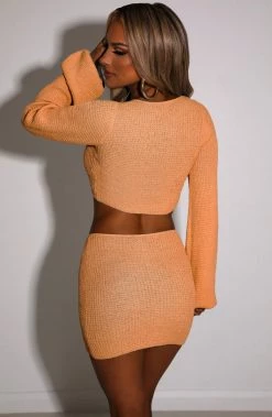 T.T Leia Mini Skirt - Orange