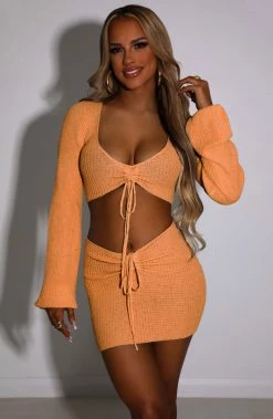 T.T Leia Mini Skirt - Orange