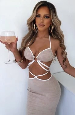 T.T NEW ARRIVALS Lelita Top - Beige