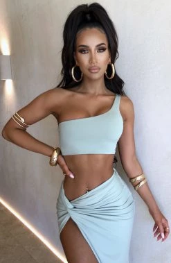 L.F Lia Crop - Sage NEW ARRIVALS