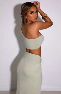 L.F Lia Crop - Sage NEW ARRIVALS