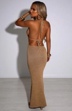 T.T Lilliana Maxi Dress - Beige